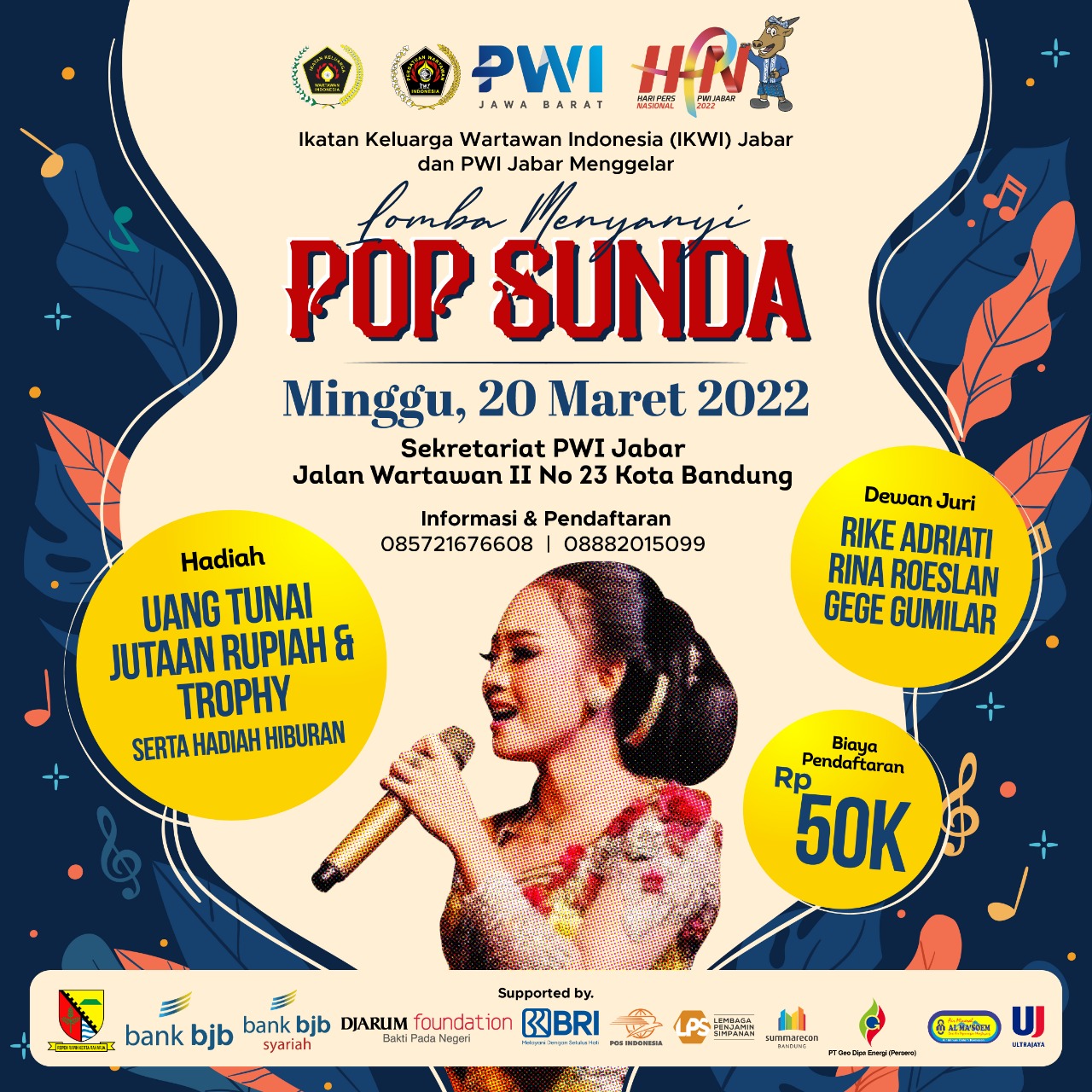Lomba Menyanyi Pop Sunda Meriahkan HPN Jawa Barat 2022