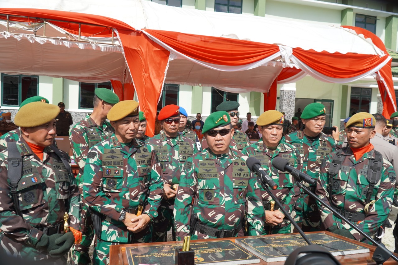 Kasad Resmikan Yonarmed 20/155 GS/Bhadika Yudha Kodam IX/Udy