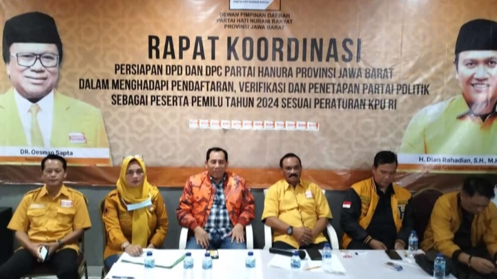 Pokja DPD Partai Hanura Cek Kesiapan Verifikasi Faktual