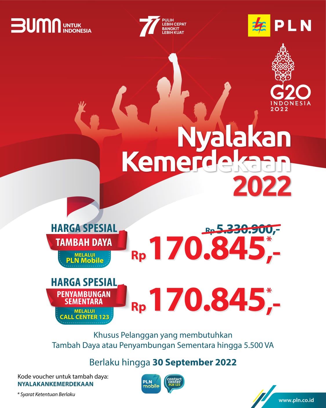 Promo tambah daya PT PLN