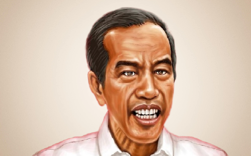 animasi Presiden Joko Widodo