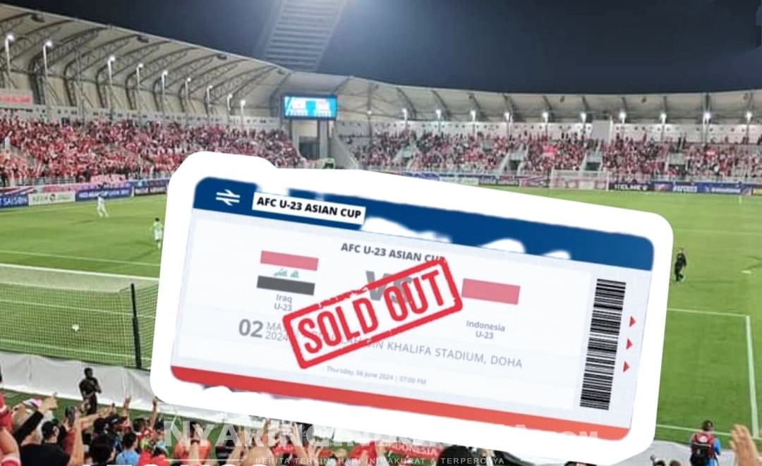 Tiket untuk menyaksikan laga Timnas Indonesia U-23 vs Iraq U-23 resmi ludes terjual