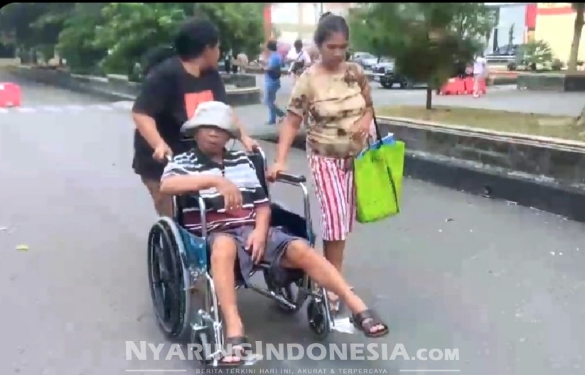 Tukang becak korban penganiayaan oknum aparat Brimob Polda Sumatera Utara