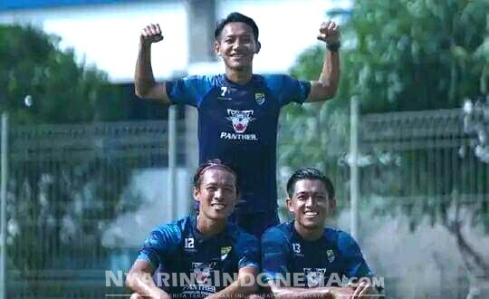 Punggawa Persib Bandung, Beckham Putra Nugraha, Henhen Herdiana dan Febri Hariyadi