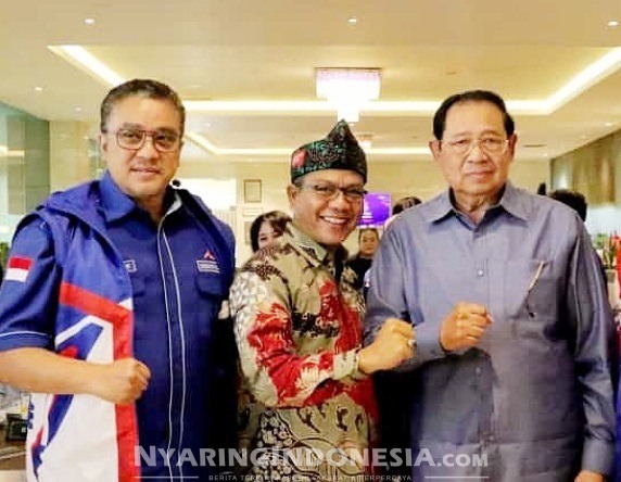 Pertemuan pasangan Bedas (Bersama Dadang Supriatna-Ali Syakieb) dengan DPP Demokrat, Rabu (17/7/2024)