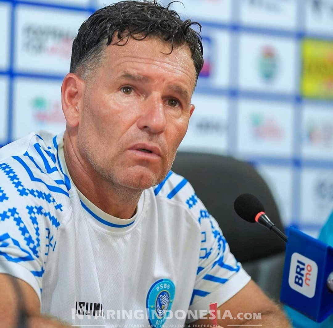 Marcos Guillermo Samso, pelatih asal Argentina yang baru bergabung dengan PSBS Biak sebagai klub promosi BRI Liga 1 2024/2025