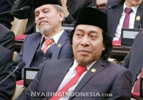 Foto: Komeng saat hadiri pelantikan anggota MPR/DPR/DPD RI periode 2024-2029 di Gedung DPR, Jakarta (1/10/2024)