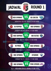 Jadwal Pertandingan Red Sparks di Round 1 V-league 2024-2025 1 IMG 20241020 171014