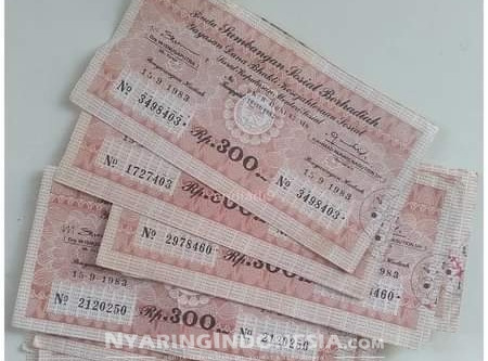 Foto: Ilustrasi Kupon SDSB (Kolektor Barang Kuno)