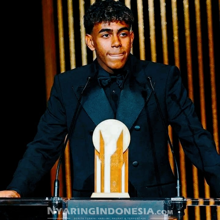 Lamine Yamal raih Kopa Trophy Ballon d'Or 2024, Ciptakan rekor baru