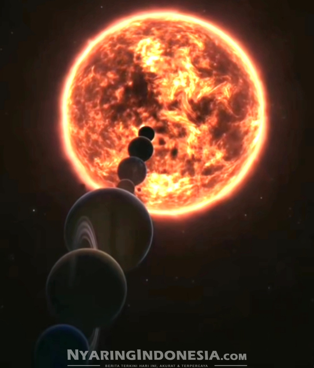 25 Januari 2025, tanggal yang akan diingat oleh umat manusia karena ketujuh planet di Tata Surya akan sejajar dan terlihat di langit