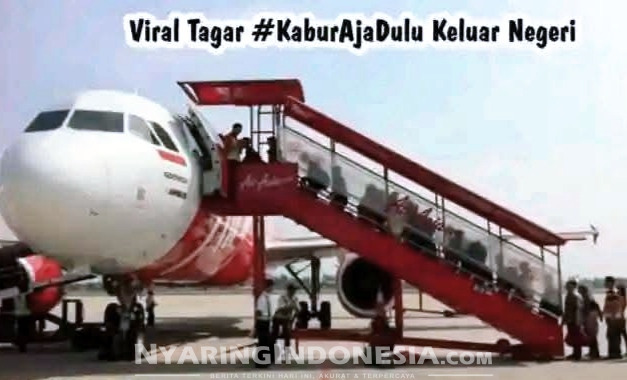 Trend #kaburajadulu masyarakat sudah muak tinggal di Indonesia viral di medsos